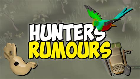 osrs hunters rumours|Hunters Rumours Guide (Varlamore Hunter Update).